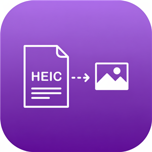 HEIC to JPG converter icon - convert iPhone HEIC photos to JPEG