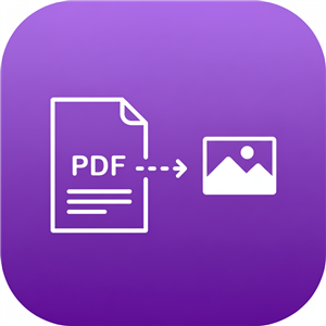 PDF to PNG converter icon - convert PDF pages to PNG images